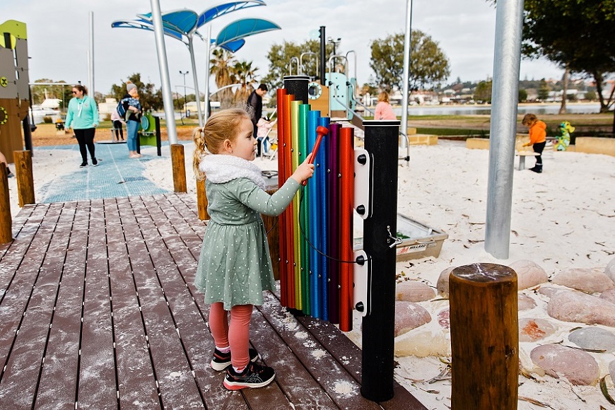 Percussion Play Rainbow Harp, Play Panel