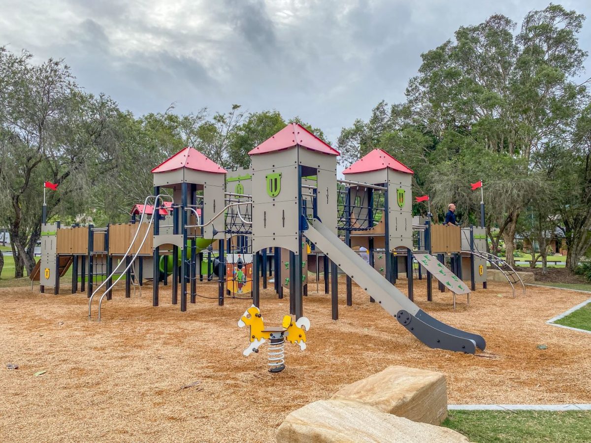 Castle play item Bill Thompson Playground