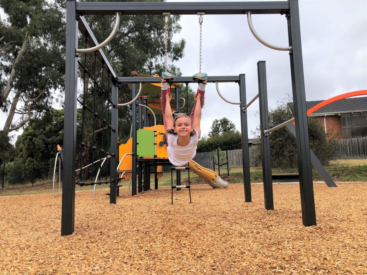 Donaldson Reserve playground Climbing Cube