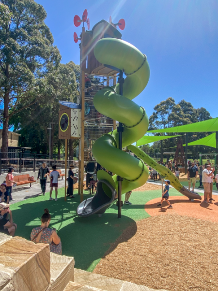 Kanopé Tower at St Ives Village Park Green Playground