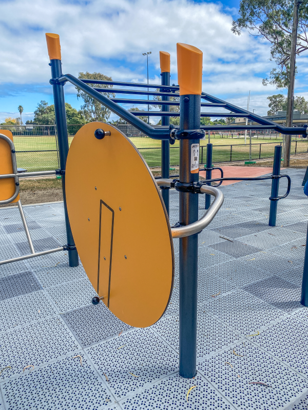 Shoulder Disc at GR Bricker Reserve Outdoor Gym